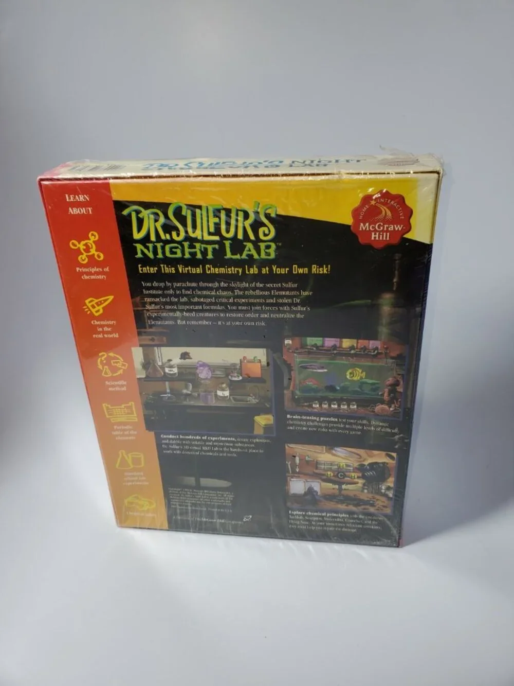 Dr. Sulfur's Night Lab PC Windows 95 CD-ROM Mcgraw Hill 1996 - Vintage Virtual